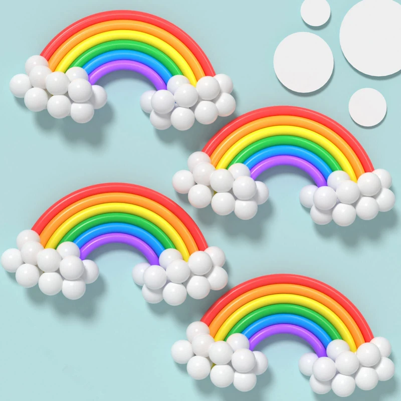 106PCS DIY 260 Colorful Long Rainbow Balloon White Latex Balloons Garland Kit for Rainbow Theme Party Kids Birthday Decorations
106PCS DIY 260 Colorful Long Rainbow Balloon White Latex Balloons Garland Kit for Rainbow Theme Party Kids Birthday Decorations