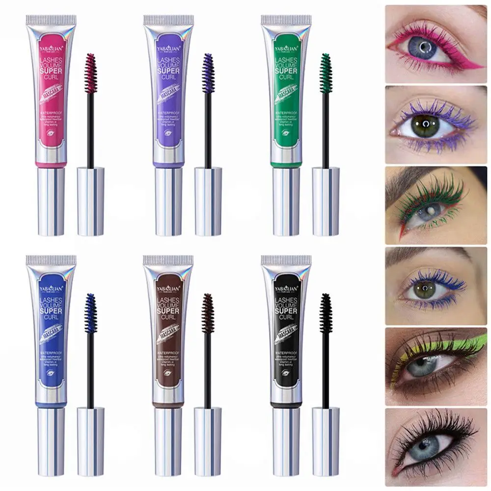 6 Colors Eye Cosmetic Waterproof Silk Fiber Fast Dry Extension Eyelash Mascara Colorful Mascara Eyelashes Curls
6 Colors Eye Cosmetic Waterproof Silk Fiber Fast Dry Extension Eyelash Mascara Colorful Mascara Eyelashes Curls