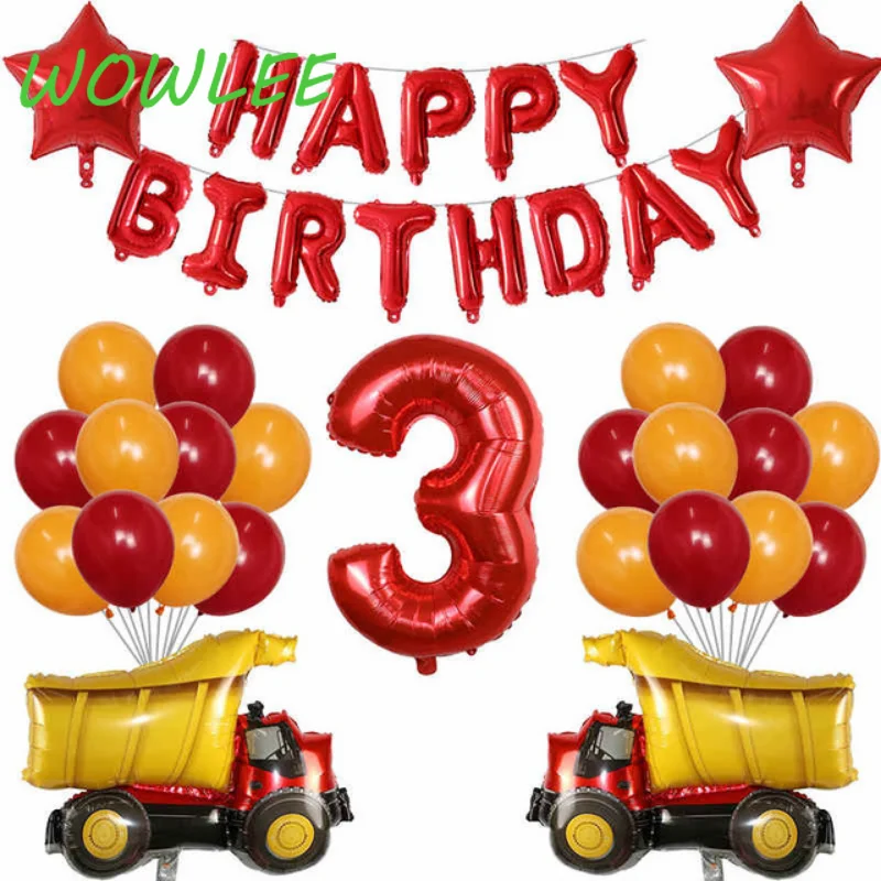 2/3/4/6years Transportation Car Balloon Car Truck Train Engineering Vehicle Aluminum Film Balloon Baby Birthday Party Decoration
2/3/4/6years Transportation Car Balloon Car Truck Train Engineering Vehicle Aluminum Film Balloon Baby Birthday Party Decoration