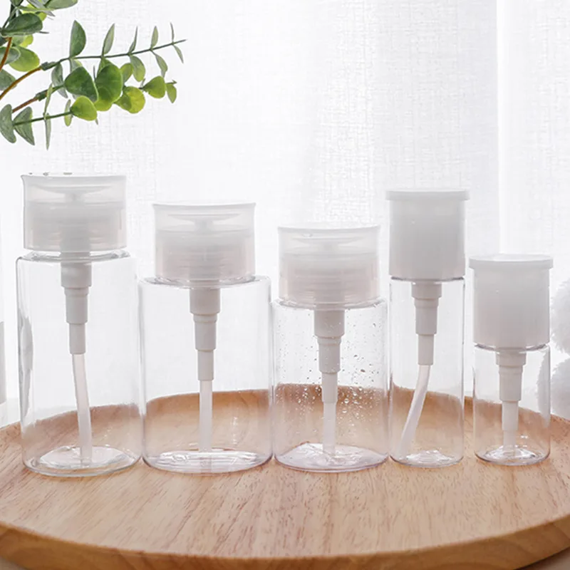 30-200ml Nail Bottles Empty Press Pump Dispenser Refillable Makeup Bottles Nail Polish Remover Cleaner Liquid Container
30-200ml Nail Bottles Empty Press Pump Dispenser Refillable Makeup Bottles Nail Polish Remover Cleaner Liquid Container