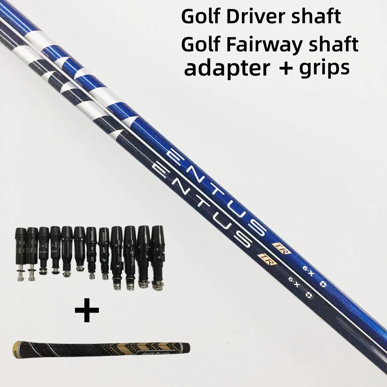 

New Golf clubs shaft fuji TR blue/black 6 R/S/X graphite material golf driver and Fairway woods shaft Install adapter and grip