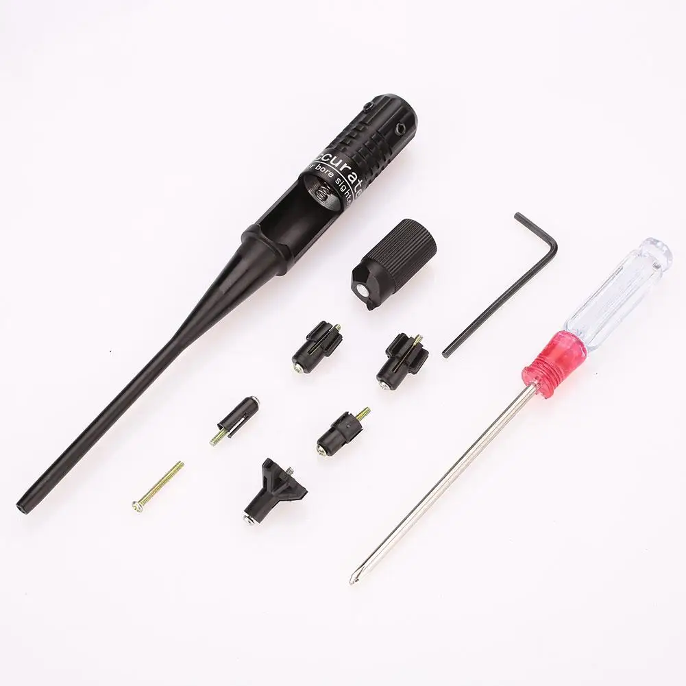 Tactical Hunting .22 to.50 Caliber Rifles Laser Sight Red Dot Laser Pointer Boresighter Bore Sighter Kit Accessories
Tactical Hunting .22 to.50 Caliber Rifles Laser Sight Red Dot Laser Pointer Boresighter Bore Sighter Kit Accessories