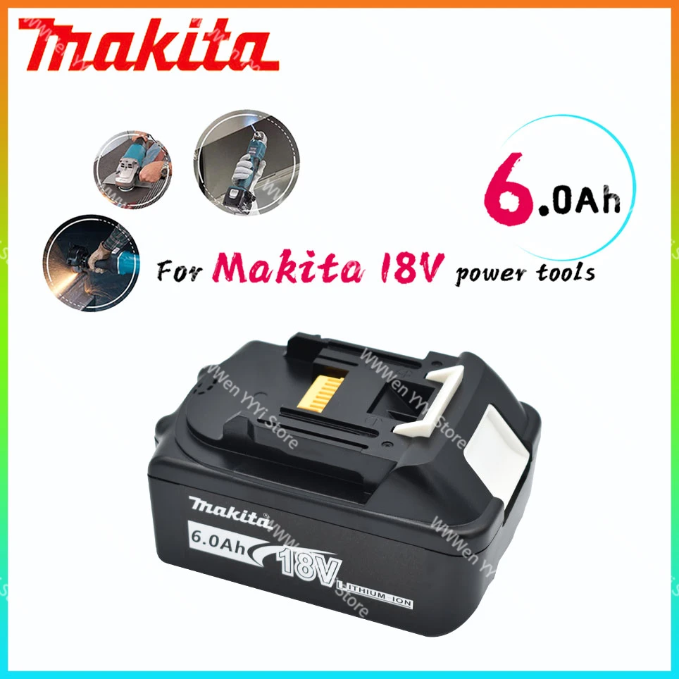 6.0Ah BL1830 18V Makita 100% Original BL1815 BL1860 BL1840 194205-3 Rechargeable Li-IonBattery Replaceable Power Tool Battery
6.0Ah BL1830 18V Makita 100% Original BL1815 BL1860 BL1840 194205-3 Rechargeable Li-IonBattery Replaceable Power Tool Battery