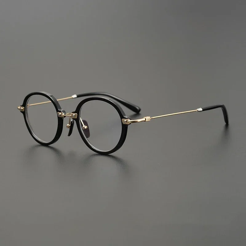 New fashion round eyeglasses men Handmade Natural Buffalo Horn titanium Optical eyewear women reading personality Glasses Frame
New fashion round eyeglasses men Handmade Natural Buffalo Horn titanium Optical eyewear women reading personality Glasses Frame