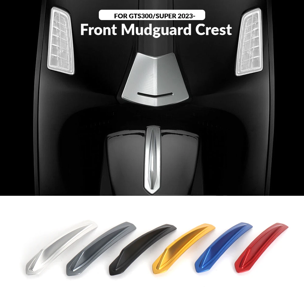 Motorcycle CNC Aluminum Front Mudguard Crest Cover Protector Accessories For GTS 300 SUPER gts300 GTS300 Super 2023 2024
Motorcycle CNC Aluminum Front Mudguard Crest Cover Protector Accessories For GTS 300 SUPER gts300 GTS300 Super 2023 2024