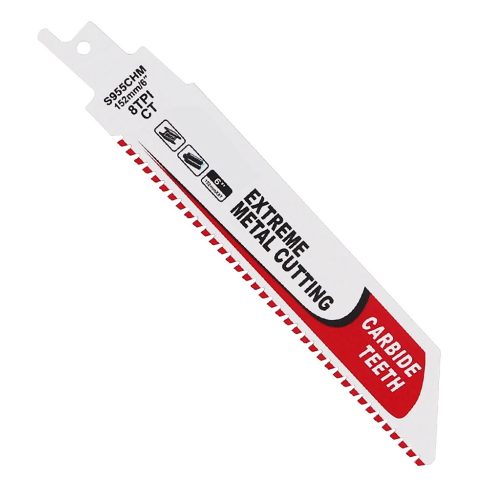 1Pcs Carbide Reciprocating Saw Blade S955CHM S1155CHM 6-9Inch Fit For Cutting Iron Steel Saw Blade Reciprocating Saw For Saber
1Pcs Carbide Reciprocating Saw Blade S955CHM S1155CHM 6-9Inch Fit For Cutting Iron Steel Saw Blade Reciprocating Saw For Saber
