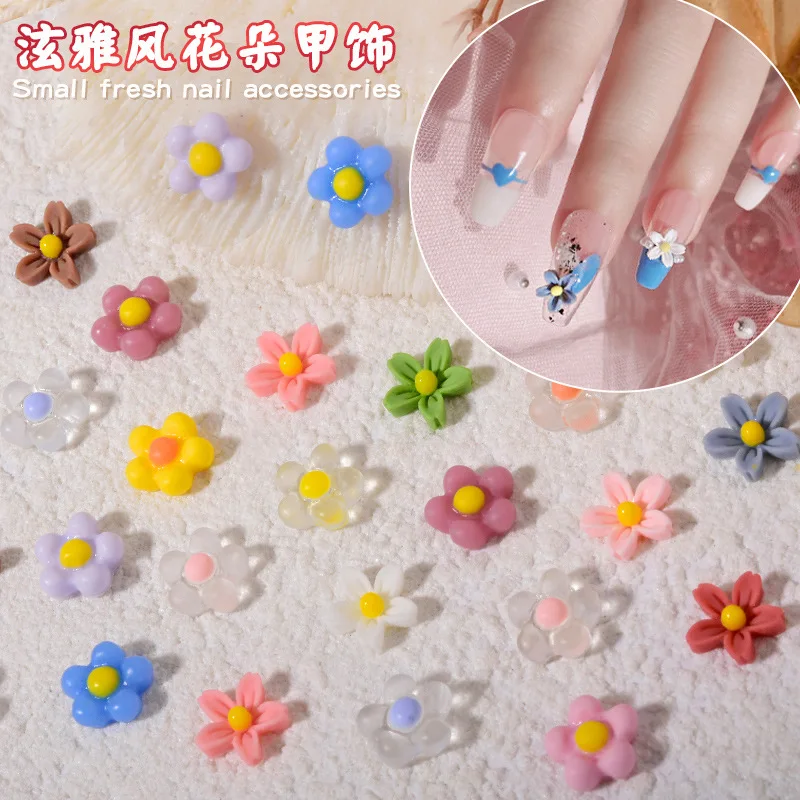 50pcs Flower Mix-Colors Nail Art Decorations Resin Elegant Style Five petaled flower Nail Charms Cute Nail Rhinestones
50pcs Flower Mix-Colors Nail Art Decorations Resin Elegant Style Five petaled flower Nail Charms Cute Nail Rhinestones