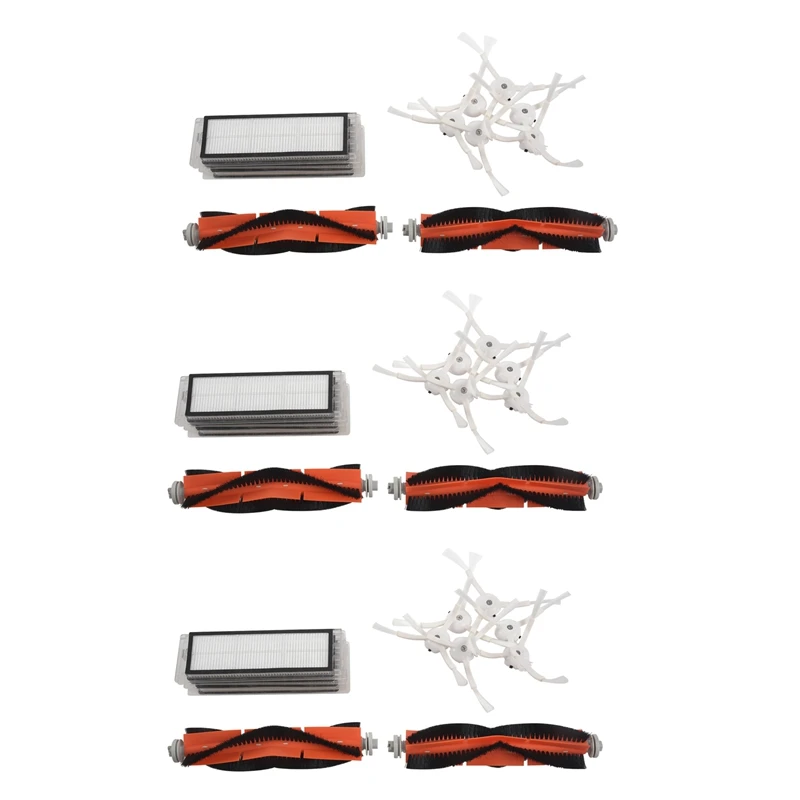 18 X Side Brush + 12 X Hepa Filter + 6 X Main Brush For Xiaomi Vacuum 2 Roborock S50 Mi Robot Vacuum Cleaner Parts
18 X Side Brush + 12 X Hepa Filter + 6 X Main Brush For Xiaomi Vacuum 2 Roborock S50 Mi Robot Vacuum Cleaner Parts