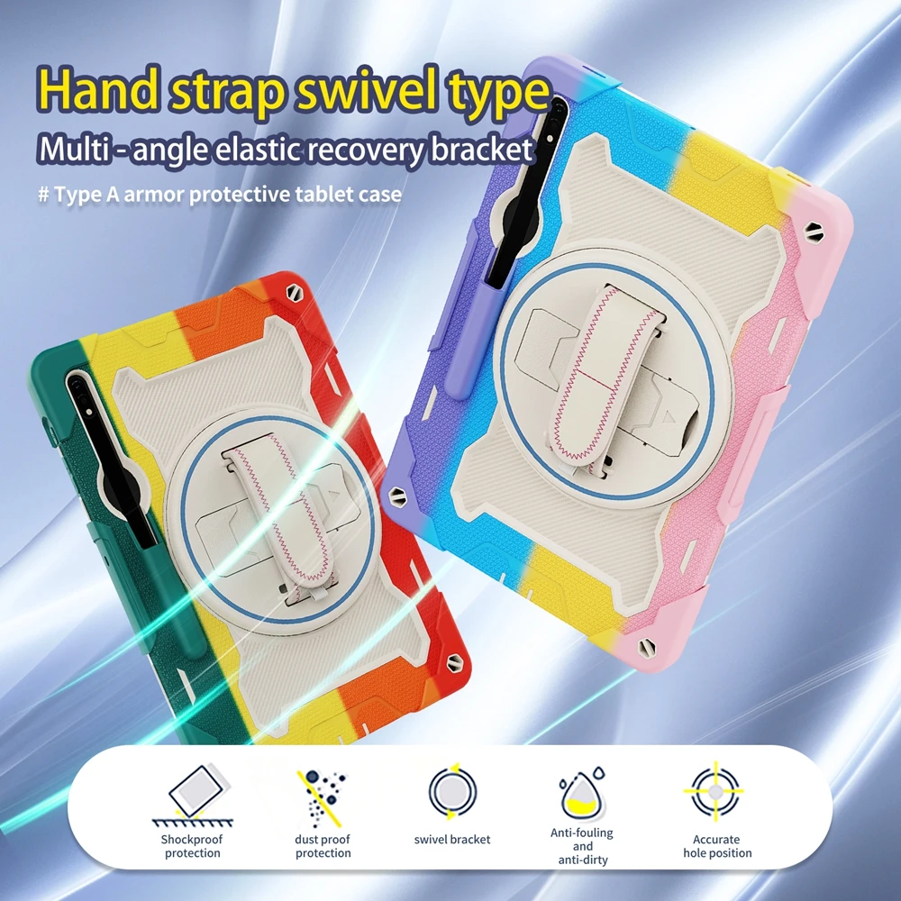 Для планшета Samsung Galaxy Tab S7 S8 11 дюймов 2020 2022 SM-T870 SM-X700 чехол Детские Безопасные ПК Силиконовый противоударный роскошный ремешок Стенд чехол для планшета
Для планшета Samsung Galaxy Tab S7 S8 11 дюймов 2020 2022 SM-T870 SM-X700 чехол Детские Безопасные ПК Силиконовый противоударный роскошный ремешок Стенд чехол для планшета