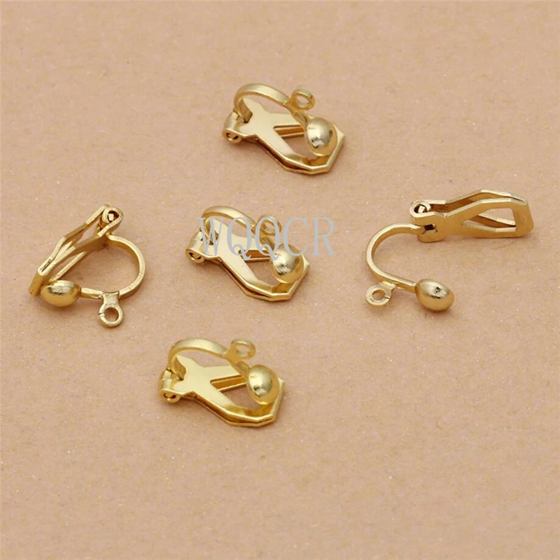 50-100PCS Clip-on Earring Converter Earring Findings for No Pierced Ears,DIY Earring Making Accessories Gold and Silver Plated
50-100PCS Clip-on Earring Converter Earring Findings for No Pierced Ears,DIY Earring Making Accessories Gold and Silver Plated