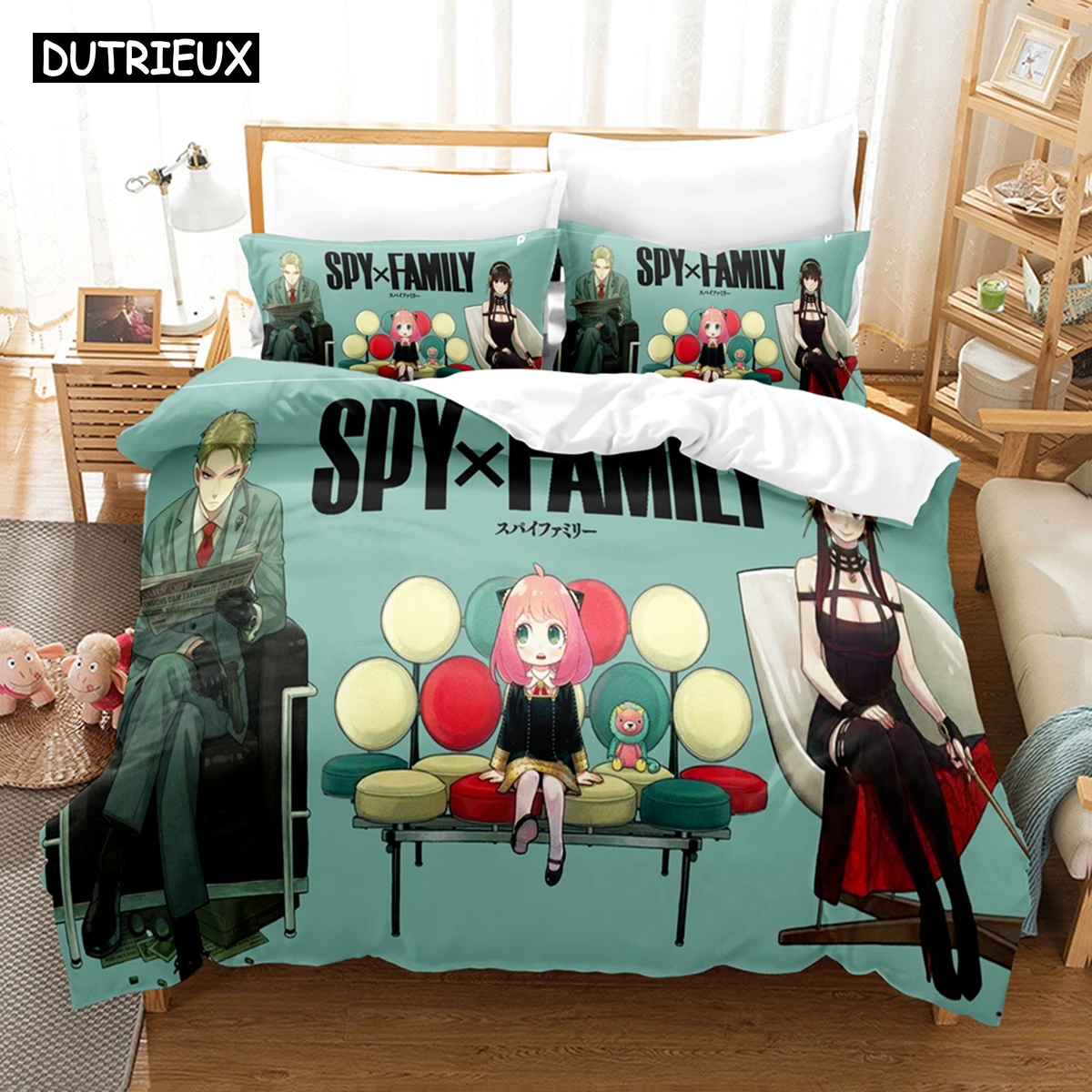 3D Printed SPY×FAMILY Bedding Set Down Quilt Cover With Pillowcase Double SIngle King
3D Printed SPY×FAMILY Bedding Set Down Quilt Cover With Pillowcase Double SIngle King
