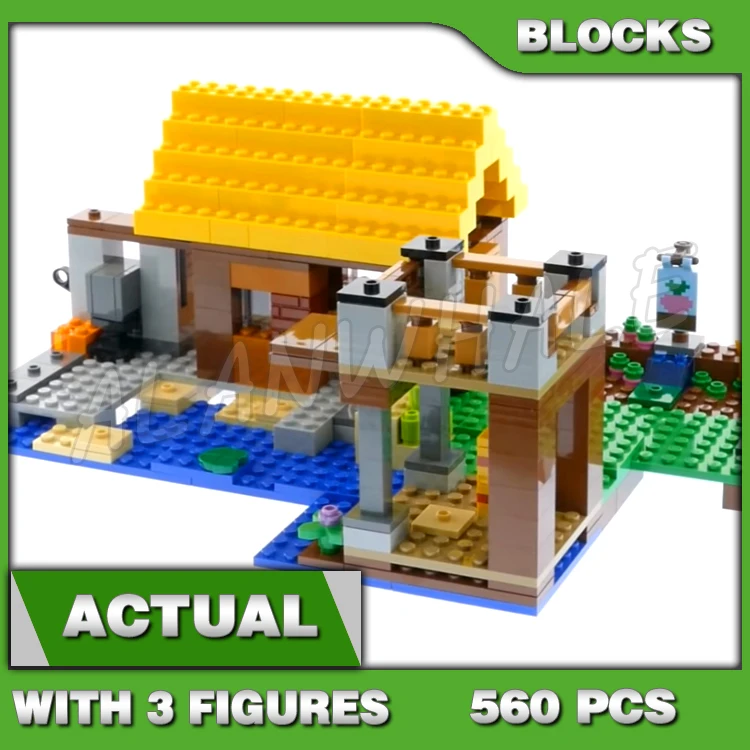 560pcs Game My World Farm Cottage 2-level Waterside House Baby Rabbit Pig 10813 Building Blocks Toys Compatible With Model
560pcs Game My World Farm Cottage 2-level Waterside House Baby Rabbit Pig 10813 Building Blocks Toys Compatible With Model