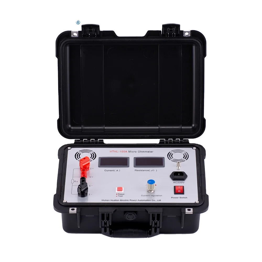 

B UHV-H100A High Voltage Circuit Breaker Contact Resistance Tester Contact Resistance Tester Micro Ohmmeter