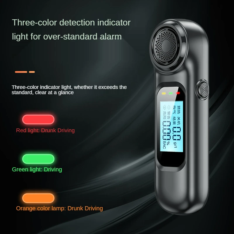 Automatic Alcohol Tester Professional Breath Tester LED Display Portable USB Rechargeable Breathalyzer Alcohol Test Tools
Automatic Alcohol Tester Professional Breath Tester LED Display Portable USB Rechargeable Breathalyzer Alcohol Test Tools