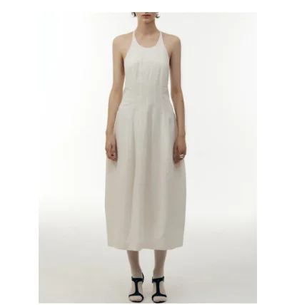 Women's New Vintage Hollow Back Suspended Tank Top Dress 2024 Backless Mid-Length Sleeveless Robe
Women's New Vintage Hollow Back Suspended Tank Top Dress 2024 Backless Mid-Length Sleeveless Robe