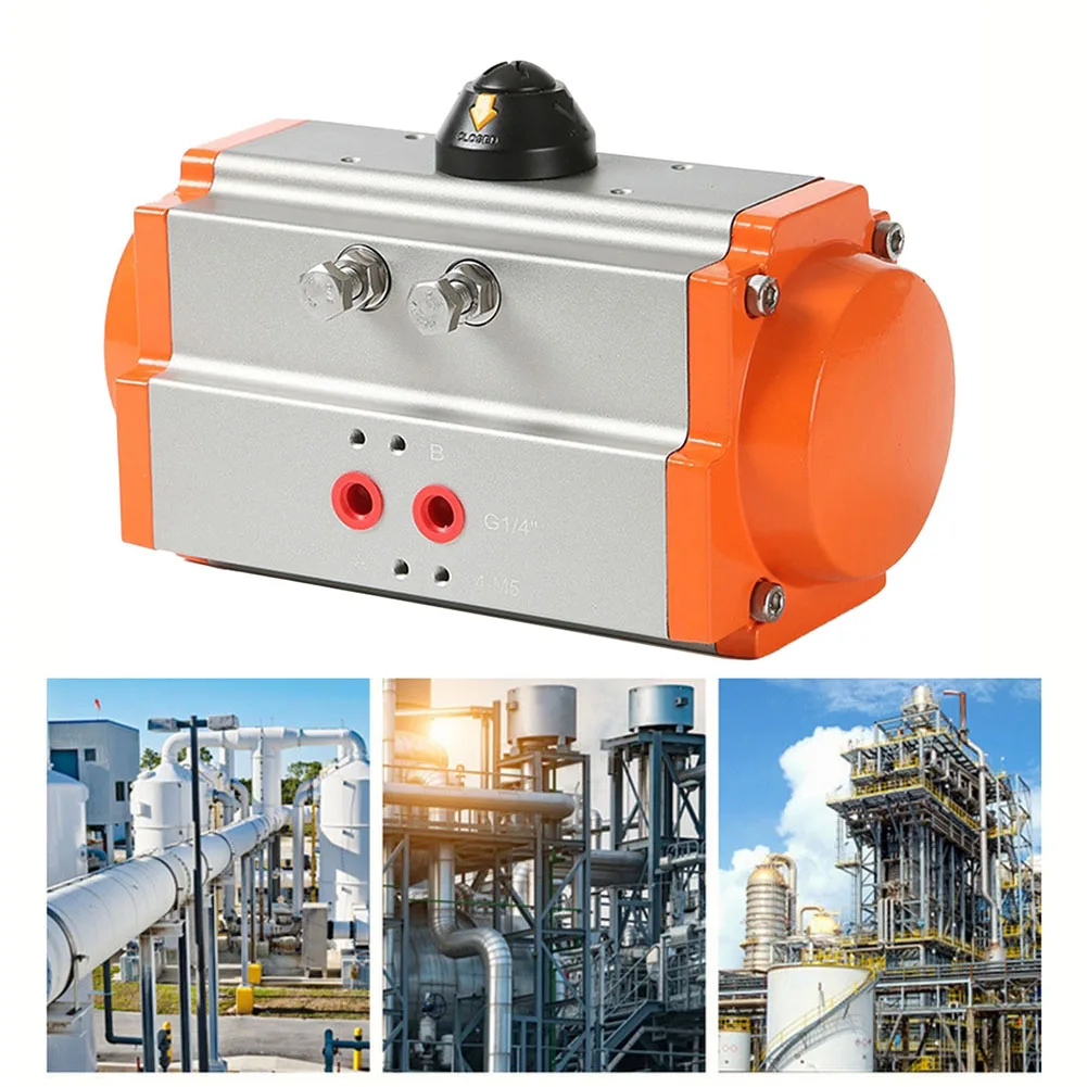 AT40/AT-52 Pneumatic Actuator 90° Rotating Double Acting For Ball Valves Butterfly Valves Three-way Ball Valves 0.3~0.7MPa
AT40/AT-52 Pneumatic Actuator 90° Rotating Double Acting For Ball Valves Butterfly Valves Three-way Ball Valves 0.3~0.7MPa