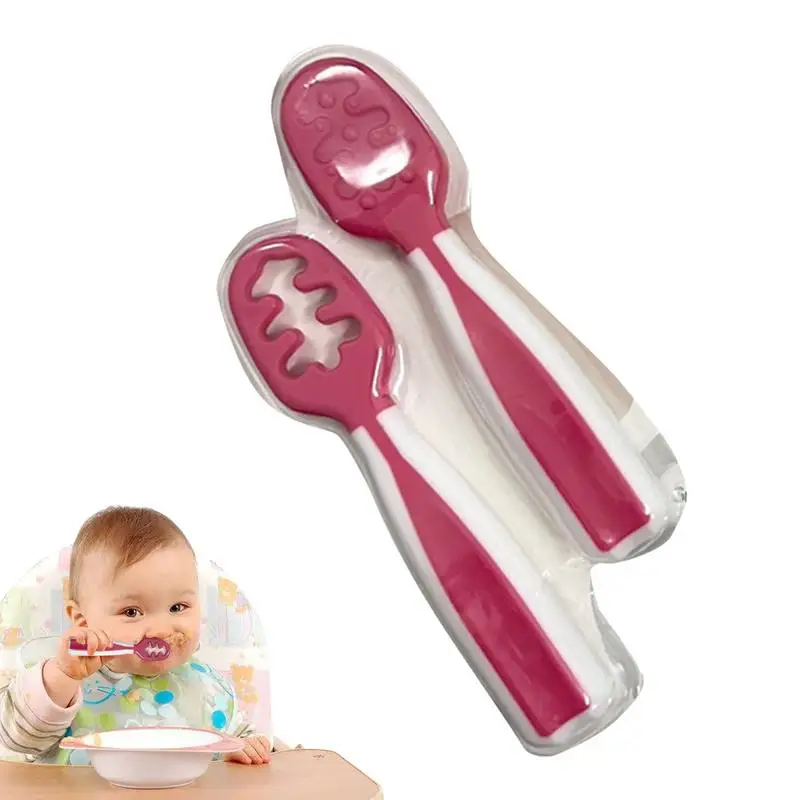 Teething Spoon Self Feeding Weaning Spoons Baby Feeding Spoon Toddler Utensils Baby Feed Training Set for 6+ Months
Teething Spoon Self Feeding Weaning Spoons Baby Feeding Spoon Toddler Utensils Baby Feed Training Set for 6+ Months