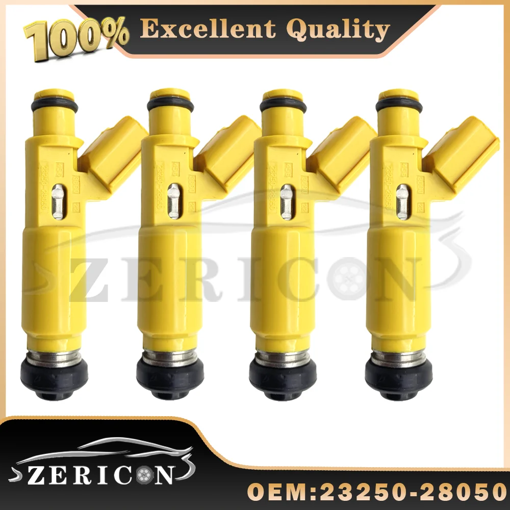 

4pcs 23250-28050 23250-28020 23250-0H010 Brand New Fuel Injectors for Toyota RAV4 4V-2.0L 2001 2002 2003 2325028050