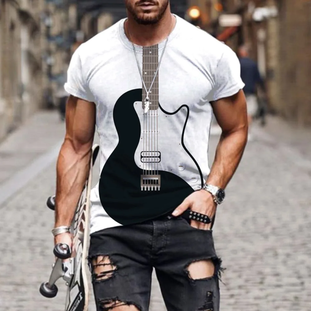Musical Instrument Guitar 2023 New 3D Print T-shirt Tees Mens Clothes T-shirts Hip Hop Sweatshirt Harajuku Summer Fashion Hot
Musical Instrument Guitar 2023 New 3D Print T-shirt Tees Mens Clothes T-shirts Hip Hop Sweatshirt Harajuku Summer Fashion Hot