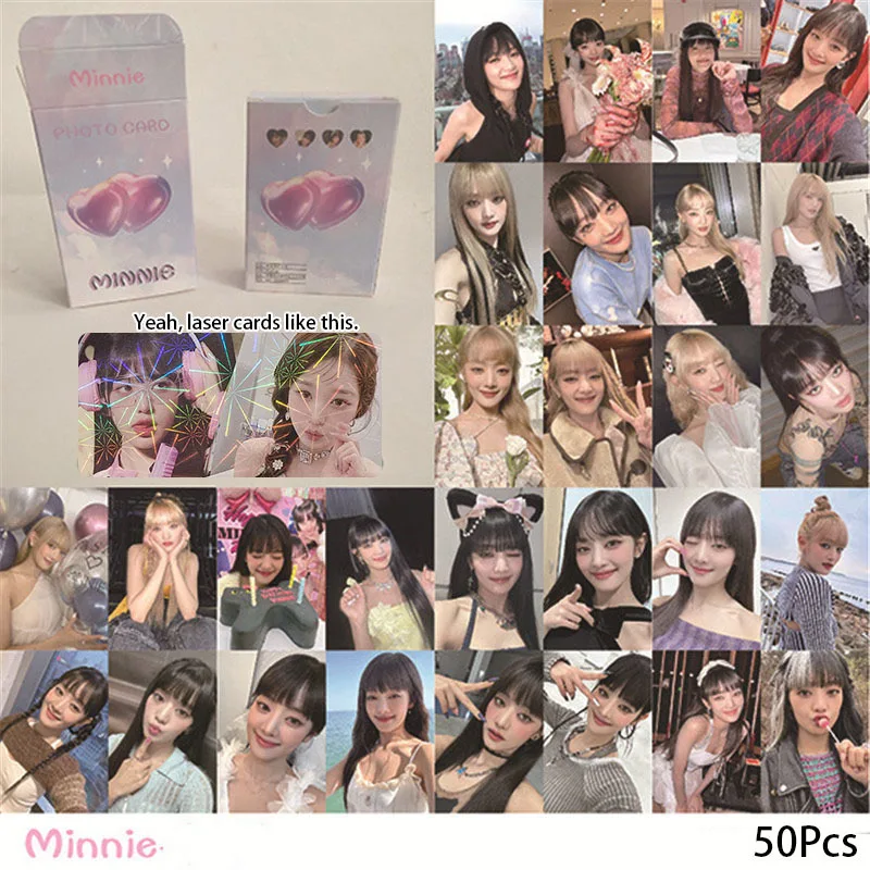 55pcs/set KPOP GIDLE Laser Card Album LOMO Card Yuqi Soyeon MINNIE SOOJIN SHUHUA (G)I-DLE Hologram Card Gift Postcard Photo Card
55pcs/set KPOP GIDLE Laser Card Album LOMO Card Yuqi Soyeon MINNIE SOOJIN SHUHUA (G)I-DLE Hologram Card Gift Postcard Photo Card