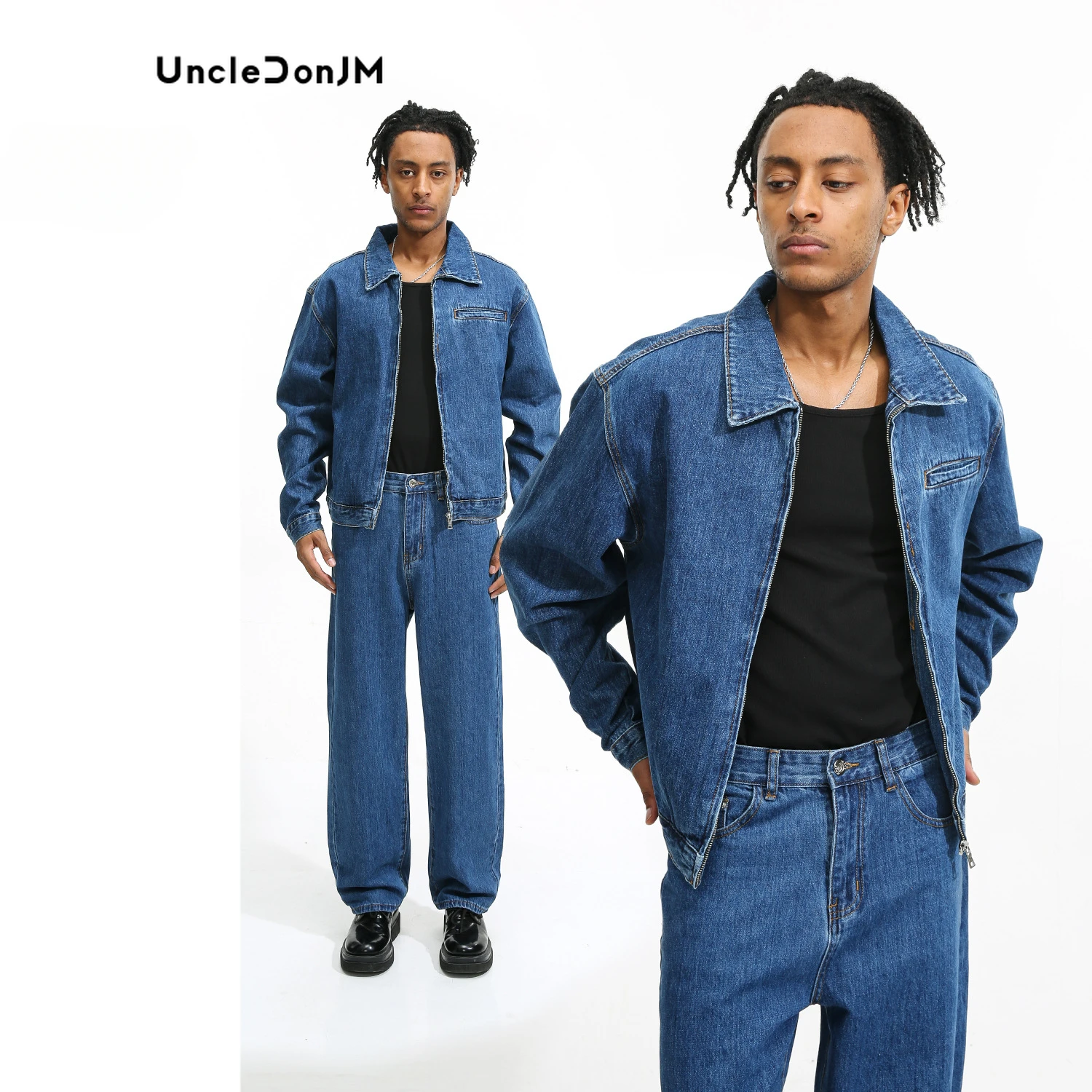 Men's Sets 2024 Autumn New Advanced Minimalist Loose Casual Jeans and Denim Jacket Moto & Biker
Men's Sets 2024 Autumn New Advanced Minimalist Loose Casual Jeans and Denim Jacket Moto & Biker