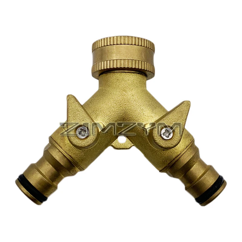 Y-type Double Pass Garden Ball Valve All-copper Garden Faucet Diverter Adapter Water Pipe Joint Four-way Diverter
Y-type Double Pass Garden Ball Valve All-copper Garden Faucet Diverter Adapter Water Pipe Joint Four-way Diverter
