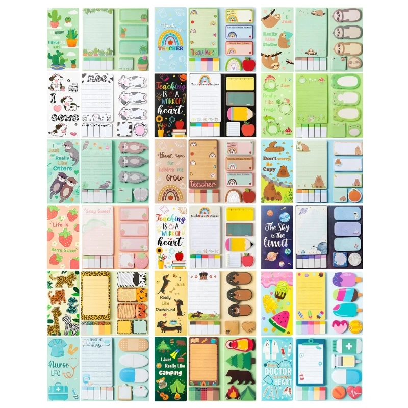 Sheets Sticky Notes Cartoon Note Paper Self-Adhesive Index Labels, for Fridges Computer Notebook Calender Planner Dropship
Sheets Sticky Notes Cartoon Note Paper Self-Adhesive Index Labels, for Fridges Computer Notebook Calender Planner Dropship