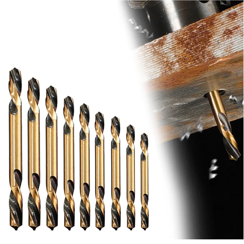 1pc HSS Double-Headed Auger Drill Bits High Speed Steel Electric Hand Drill Tool Parts For Metal Stainless Steel Wood Drilling
1pc HSS Double-Headed Auger Drill Bits High Speed Steel Electric Hand Drill Tool Parts For Metal Stainless Steel Wood Drilling