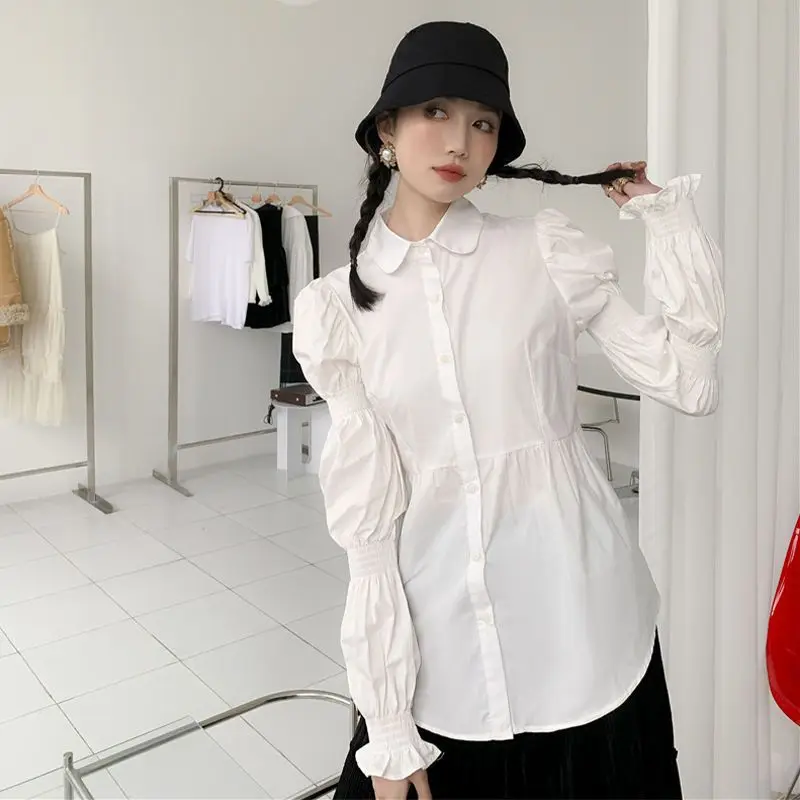 Blouse Buttons Shirt Fashion Women Blouses OL Style Tops Casual Ladies Long Sleeve Shirts and Blouses Lantern Sleeve C265
Blouse Buttons Shirt Fashion Women Blouses OL Style Tops Casual Ladies Long Sleeve Shirts and Blouses Lantern Sleeve C265