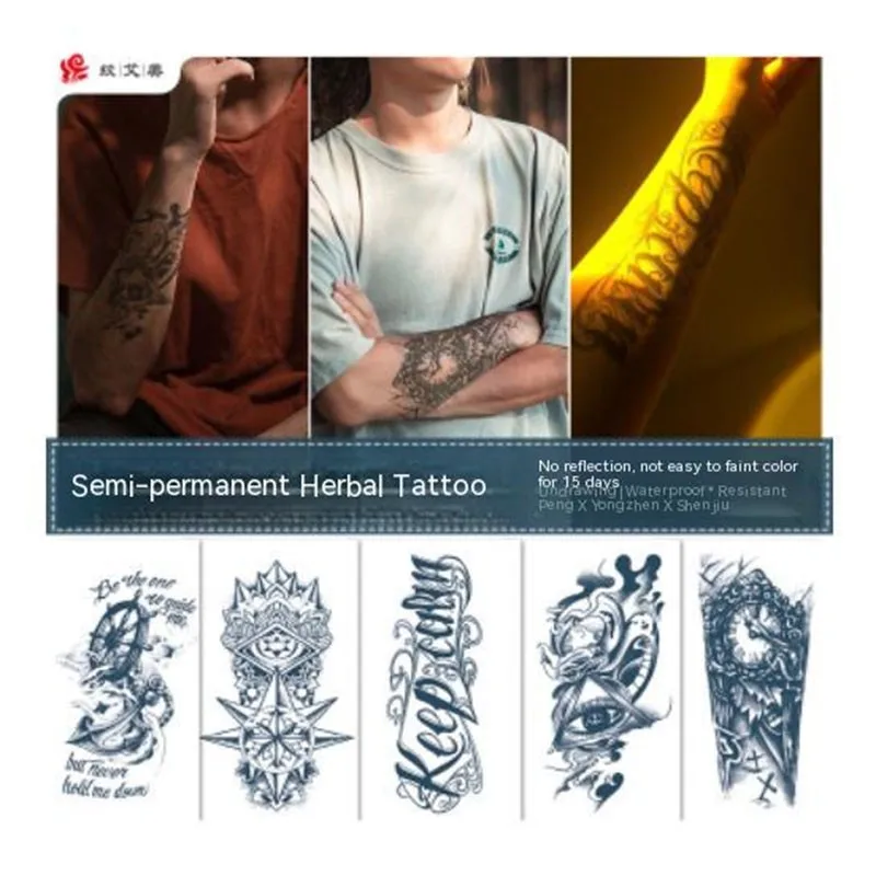 Juice Tattoo Stickers Herbal Creative Waterproof Lasting Half-arm Leg Tattoo Decal Arm Juice Herbal Funny Sexy Tattoo Stickers
Juice Tattoo Stickers Herbal Creative Waterproof Lasting Half-arm Leg Tattoo Decal Arm Juice Herbal Funny Sexy Tattoo Stickers