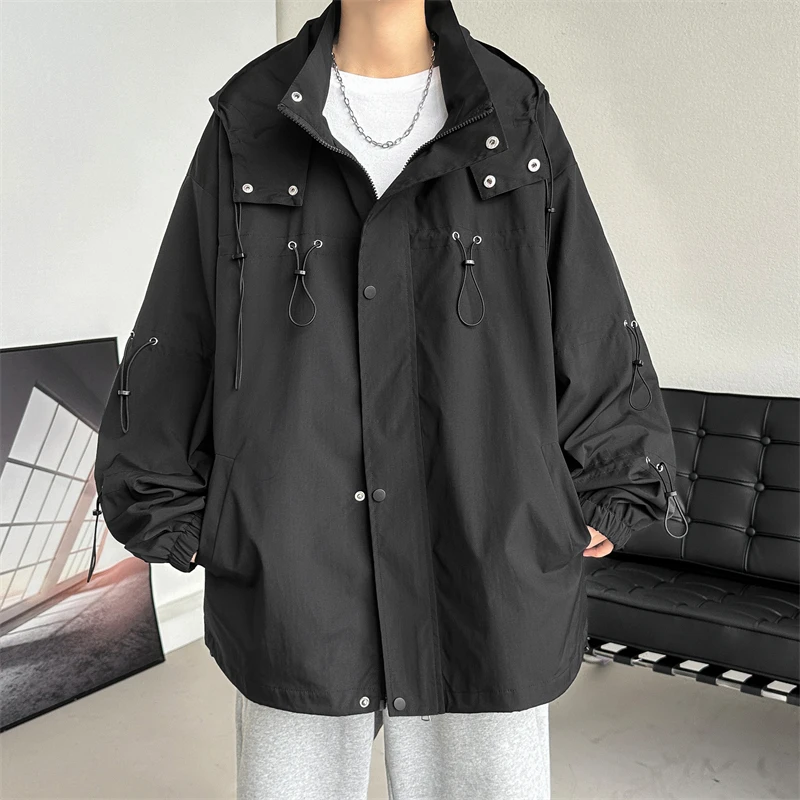 Cargo Jackets Men Windbreaker Hip Hop Streetwear Jackets Harajuku Coats Men's Overalls Bomber Jacket Outwear Women
Cargo Jackets Men Windbreaker Hip Hop Streetwear Jackets Harajuku Coats Men's Overalls Bomber Jacket Outwear Women
