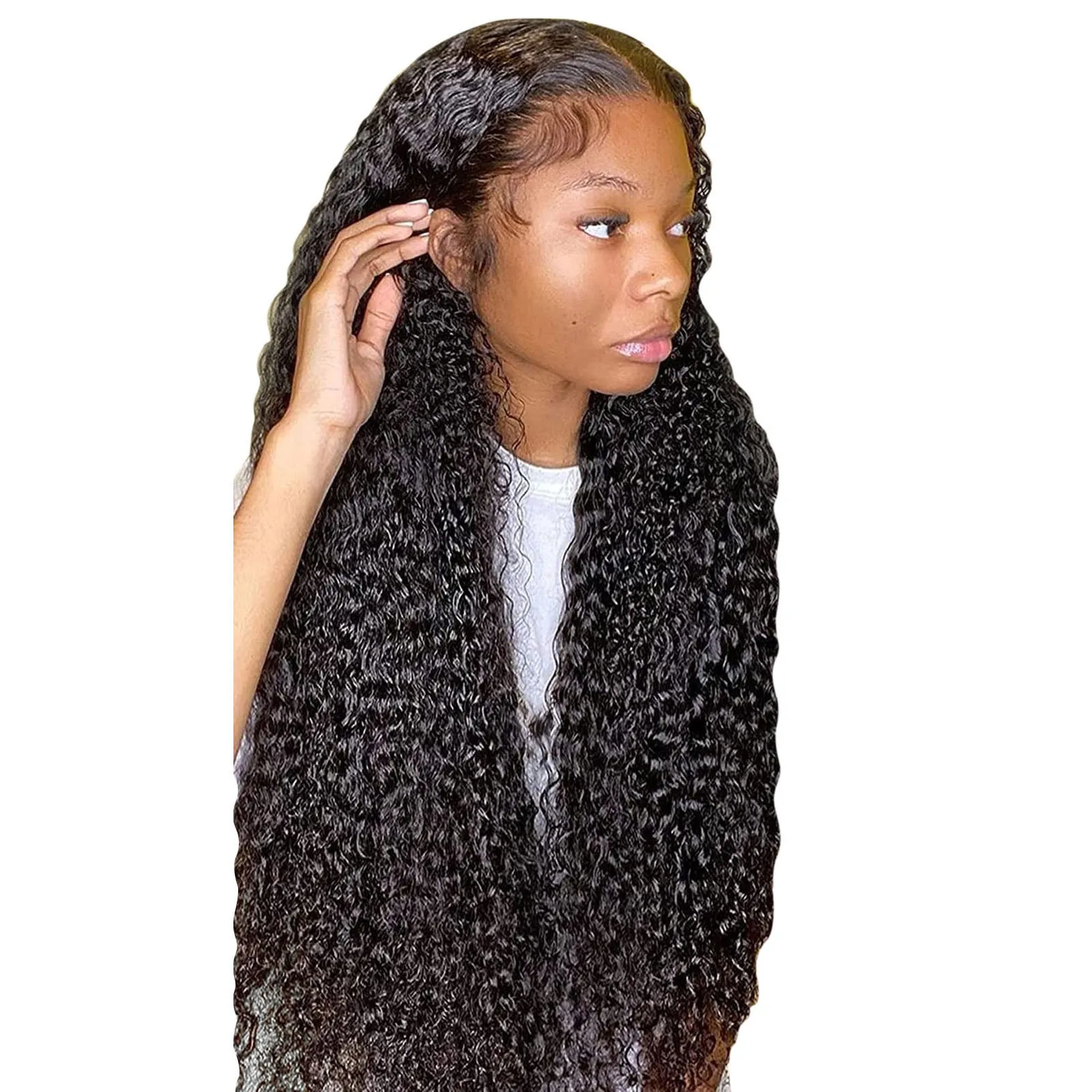 

Lace Front Wig Transparent Frontal Glueless Human Hair With Baby Pre Plucked Hairline Density Brazilian Wigs For Black Women