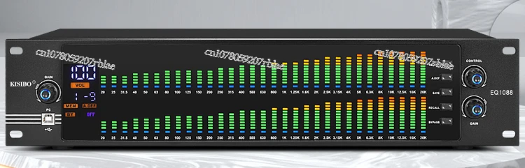 Kisibo Digital Equalizer Double 31-Segment Spectrum Home Fever Noise Reduction Stage Performance Bar Ktv Singing Karaoke
Kisibo Digital Equalizer Double 31-Segment Spectrum Home Fever Noise Reduction Stage Performance Bar Ktv Singing Karaoke