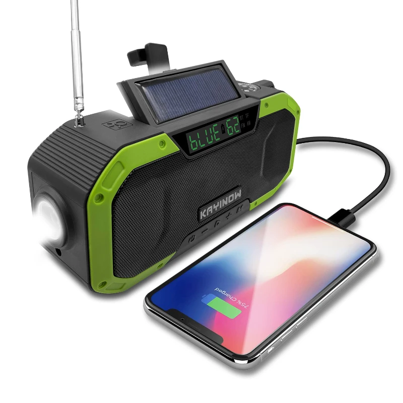 Multi-Functional Emergency Disaster Prevention Radio Outdoor Camping Hand-Cranked Solar Charging Card Bluetooth Radio
Multi-Functional Emergency Disaster Prevention Radio Outdoor Camping Hand-Cranked Solar Charging Card Bluetooth Radio