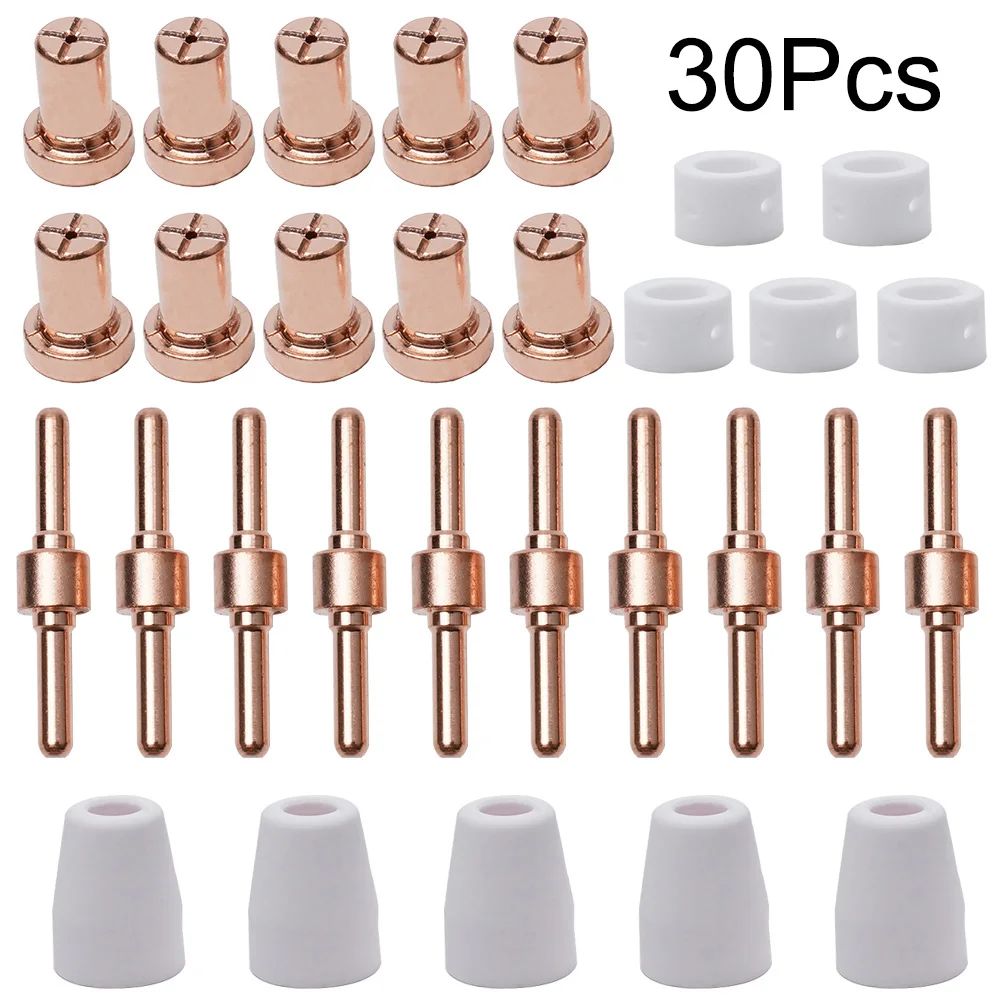 Useful Brand New Durable Hot Sale Protable Plasma Cutter Electrodes Nozzles 30 Pcs Accessories CUT-40 LGK-40 PT-31
Useful Brand New Durable Hot Sale Protable Plasma Cutter Electrodes Nozzles 30 Pcs Accessories CUT-40 LGK-40 PT-31