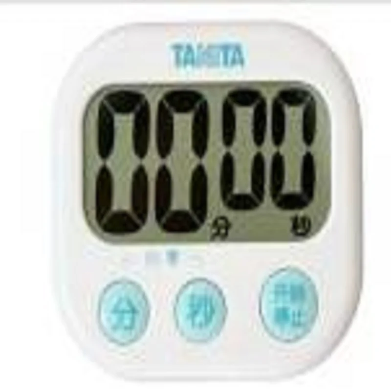 

Electronic timer, Maximum 99 minutes and 59 seconds, minimum 1 second, T201384