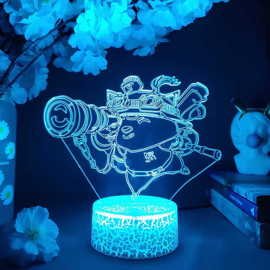 OW Game Led Night Light Kids Bedroom Nightlight Cute Room Decor Birthday Gift Roadhog 3D Table Lamp Room Lighting Decoration
OW Game Led Night Light Kids Bedroom Nightlight Cute Room Decor Birthday Gift Roadhog 3D Table Lamp Room Lighting Decoration