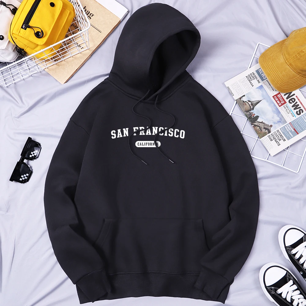 San Francisco California Letter Male Hoodie Comfortable Oversized Hoodies Outdoor All-Match Hooded Classic Fashion Male Tops
San Francisco California Letter Male Hoodie Comfortable Oversized Hoodies Outdoor All-Match Hooded Classic Fashion Male Tops