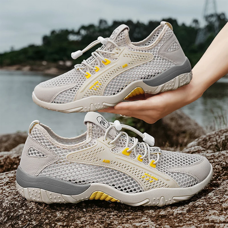 2024 New Man Sneakers Hollow Mesh Shoes Comfortable Breathable Casual Sports Shoes Men's Shoes Outdoor Hiking Running Shoes
2024 New Man Sneakers Hollow Mesh Shoes Comfortable Breathable Casual Sports Shoes Men's Shoes Outdoor Hiking Running Shoes