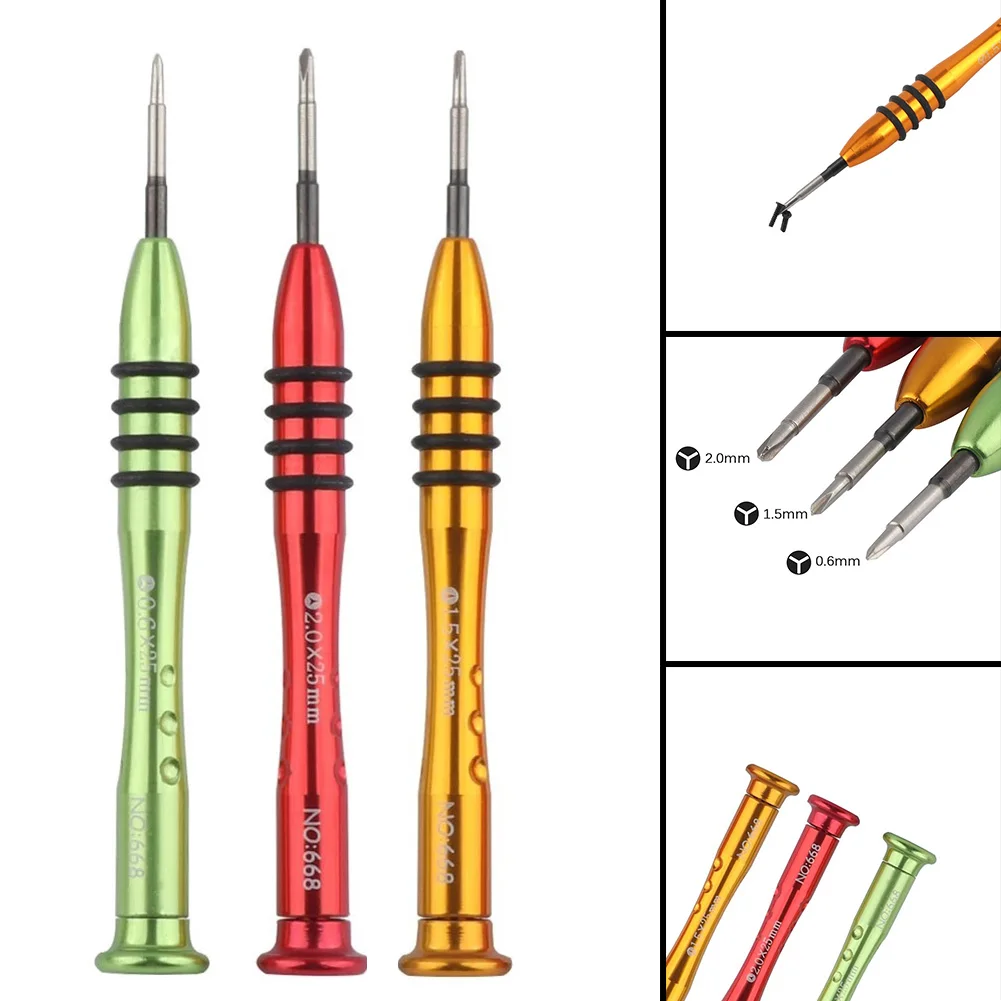 3 Pcs 0.6mm 1.5mm 2.0mm Y Tip Triwing Screwdriver For Nintendo Switch Phone Watch PC Repair Precision Screwdriver Bits
3 Pcs 0.6mm 1.5mm 2.0mm Y Tip Triwing Screwdriver For Nintendo Switch Phone Watch PC Repair Precision Screwdriver Bits