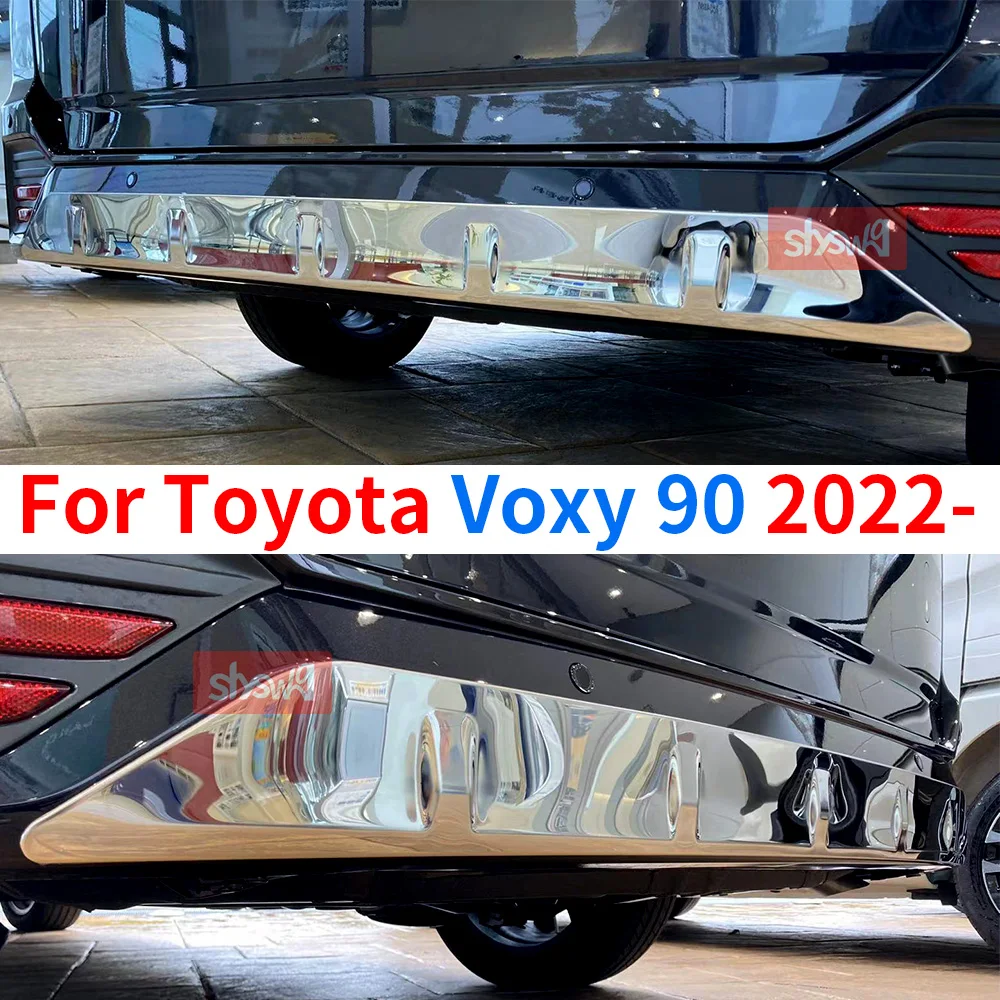 Аксессуары из нержавеющей стали для Toyota Voxy 90 Series 2022 2023, задний бампер, протектор для губ, спойлер, декоративная отделка блестками
Аксессуары из нержавеющей стали для Toyota Voxy 90 Series 2022 2023, задний бампер, протектор для губ, спойлер, декоративная отделка блестками