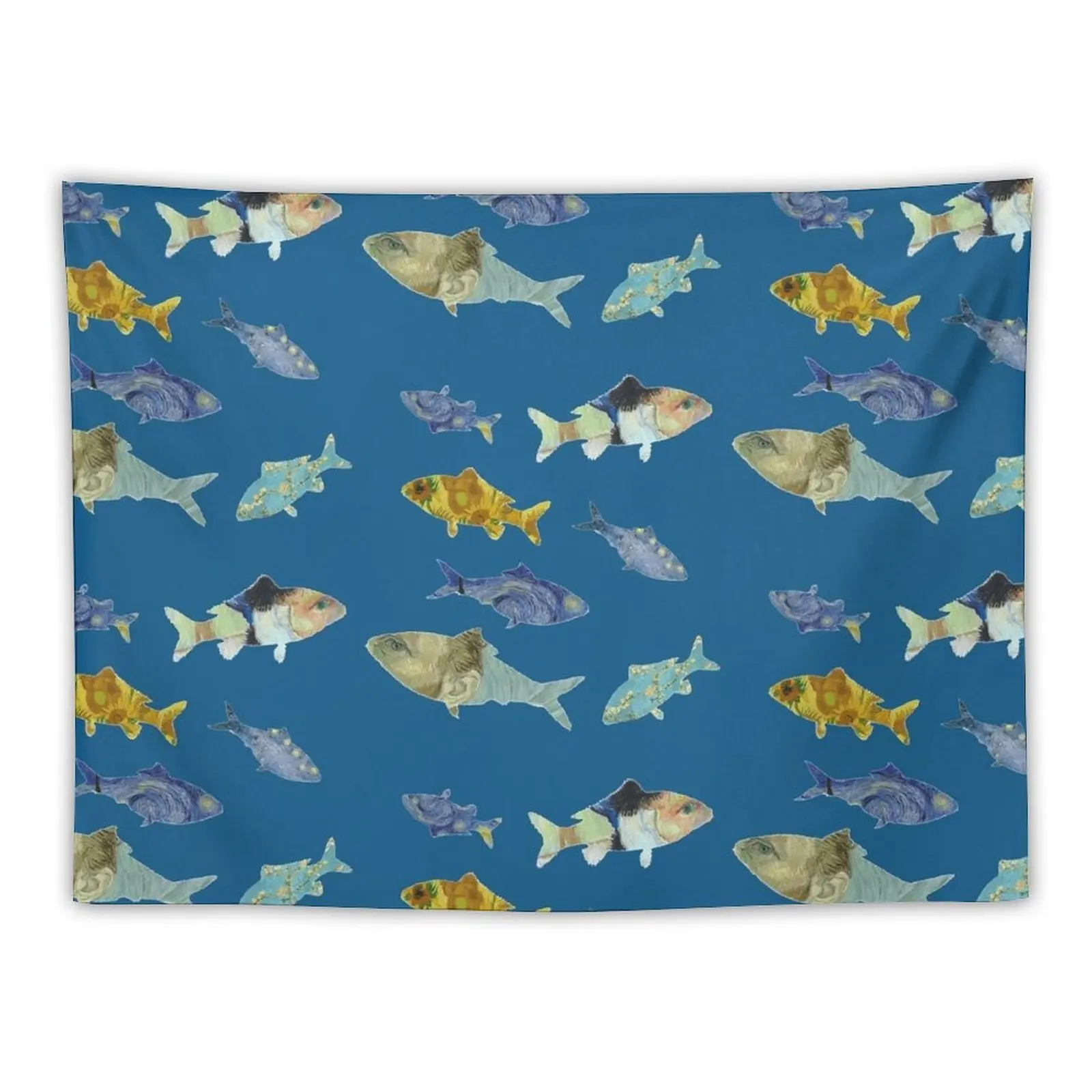 

Vincent Van Gogh Fish Tapestry Bedroom Deco House Decor Wallpaper Bedroom Decoration Room