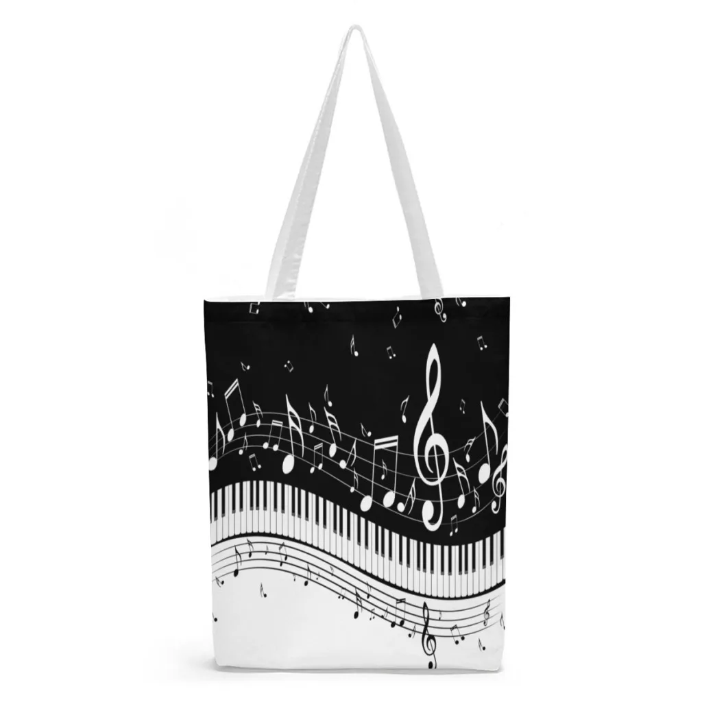 Women black and white music notes Large Folding Shopping Bag Canvas Bag Shoulder Bag Handbag Outdoor Portable Storage Bag
Women black and white music notes Large Folding Shopping Bag Canvas Bag Shoulder Bag Handbag Outdoor Portable Storage Bag