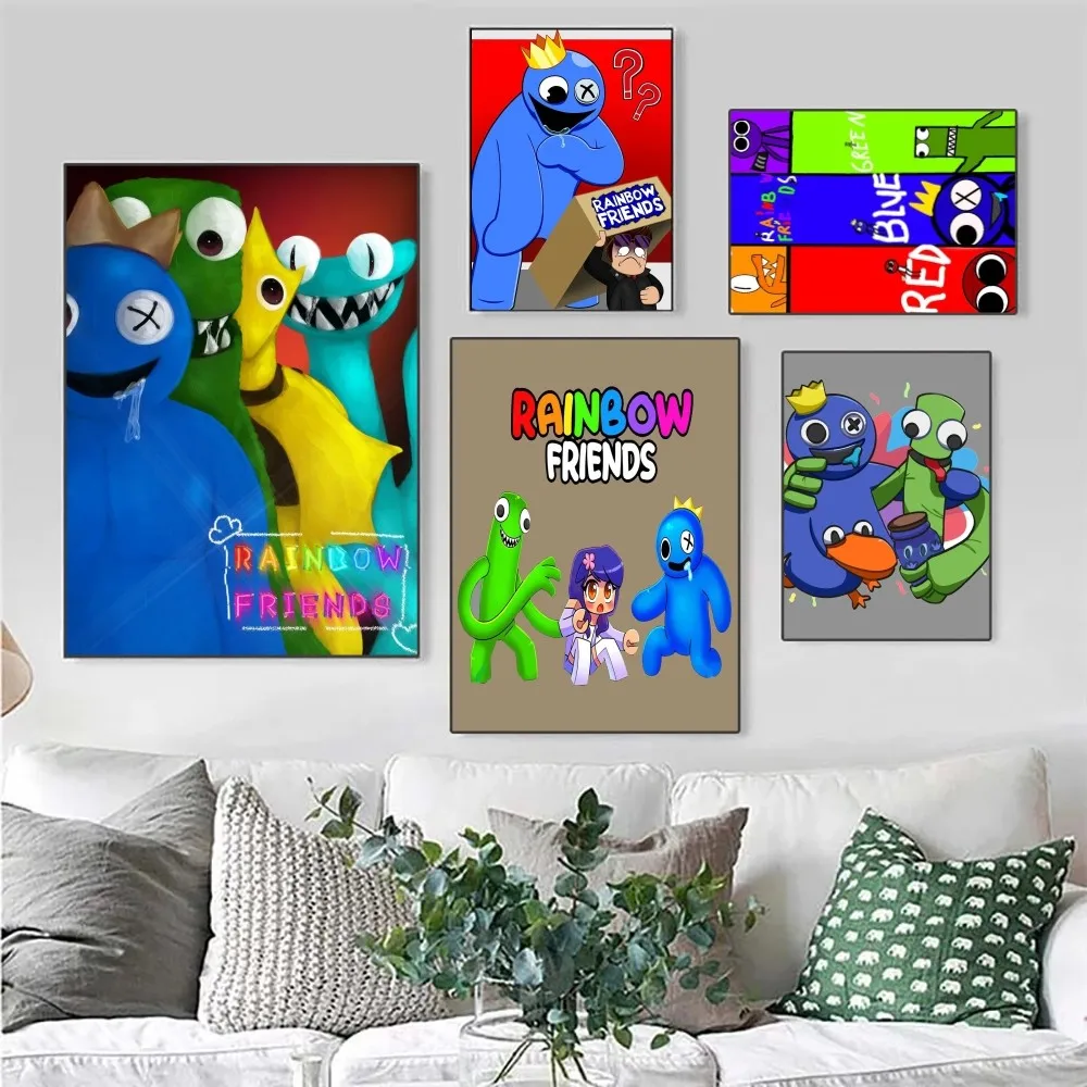 Game R-Rainbow F-Friends Posters Kraft Paper Vintage Poster Wall Art Painting Study Aesthetic Art Small Size wall stickers
Game R-Rainbow F-Friends Posters Kraft Paper Vintage Poster Wall Art Painting Study Aesthetic Art Small Size wall stickers