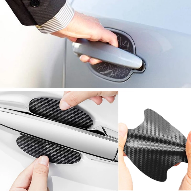 4 pieces/set of carbon fiber texture car door handle cup scratch protection sticker external waterproof car door bowl sticker
4 pieces/set of carbon fiber texture car door handle cup scratch protection sticker external waterproof car door bowl sticker