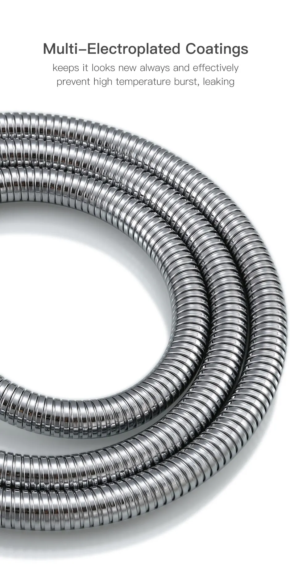 Bath Shower Hose Stainless Steel Flexible Pipe Shower Head Pipe Plumbing for Bathroom Accessories 5 Mallzona S74cb498b990c4cc49d6866210cbf0d63L Bath Shower Hose Stainless Steel Flexible Pipe Shower Head Pipe Plumbing for Bathroom Accessories Mallzona