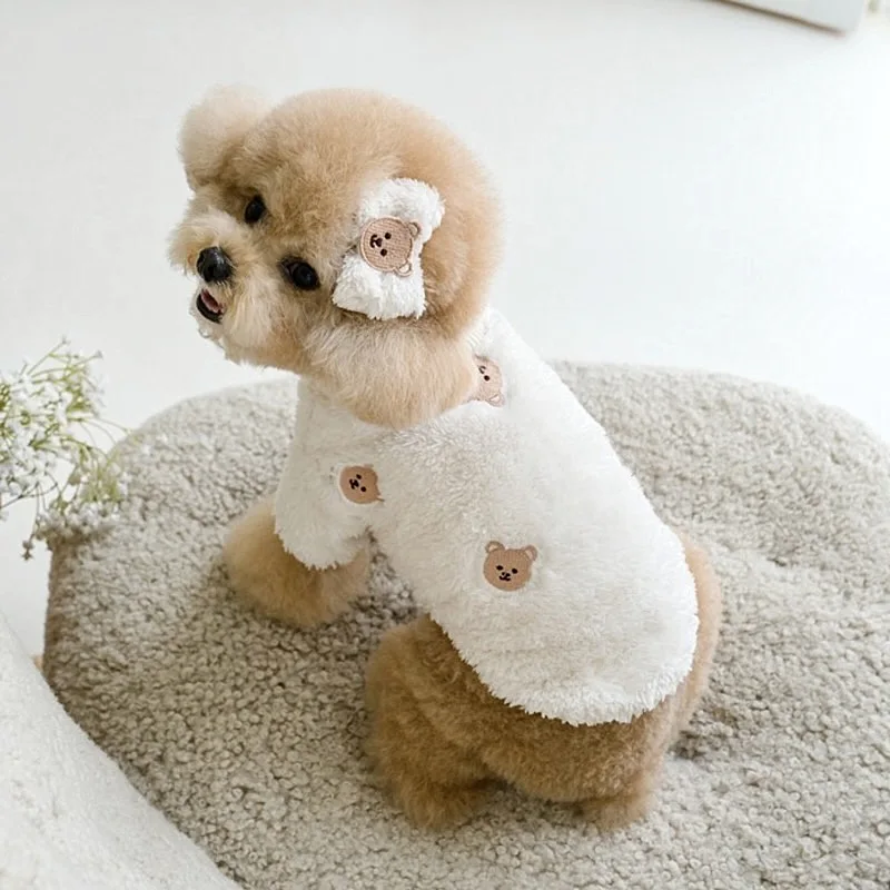 Winter Pet Dog Clothes Cute Bear Warm Fleece Dogs Sweatshirt For Puppy Small Medium Dog Clothing Jacket French Bulldog Chihuahua
Winter Pet Dog Clothes Cute Bear Warm Fleece Dogs Sweatshirt For Puppy Small Medium Dog Clothing Jacket French Bulldog Chihuahua