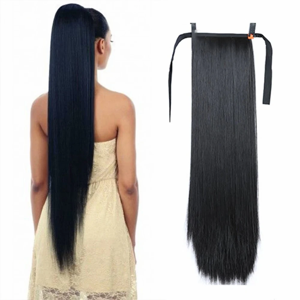 Wigundle 22inch 55CM Synthetic Long Straight Bow Tie Ponytail Brown Blonde Natural Horse Tail Hair Extensions For Women
Wigundle 22inch 55CM Synthetic Long Straight Bow Tie Ponytail Brown Blonde Natural Horse Tail Hair Extensions For Women