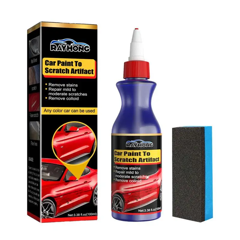 Car Paint Scratch Removal Agent 100ml Polishing Scratching Agent With Sponge Polishing Scratching Agent Car Polish Mending Tool
Car Paint Scratch Removal Agent 100ml Polishing Scratching Agent With Sponge Polishing Scratching Agent Car Polish Mending Tool