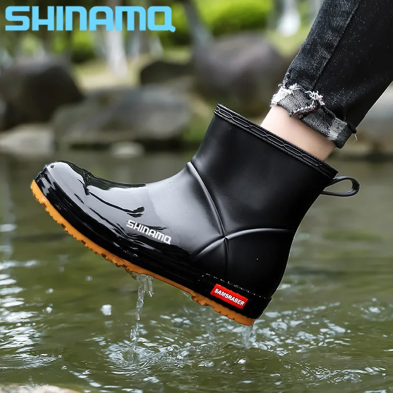 2023 Men's Outdoor Fishing Shoes Anti Slip Light Hiking Shoes Fishing Rain Boots Durable Waterproof Rubber Fishing Shoes
2023 Men's Outdoor Fishing Shoes Anti Slip Light Hiking Shoes Fishing Rain Boots Durable Waterproof Rubber Fishing Shoes